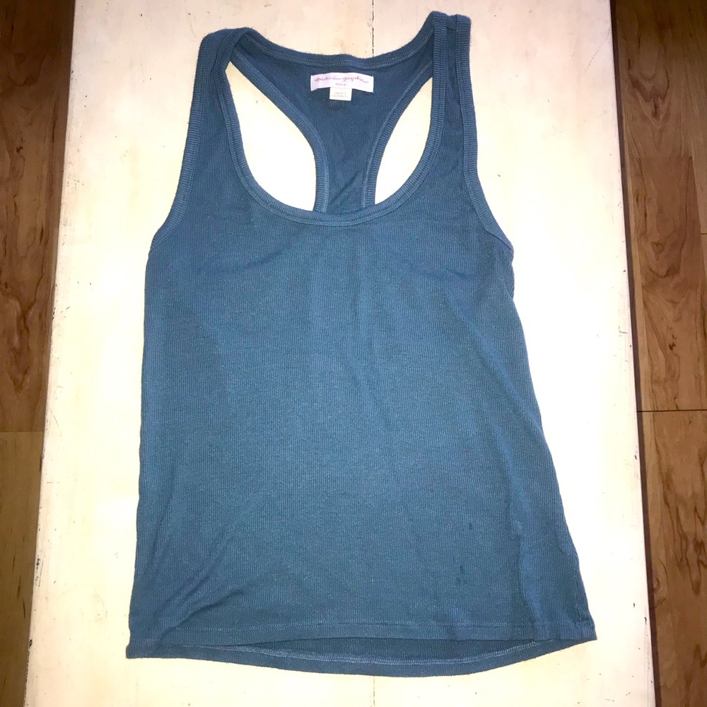 Spiritual Gangster Blue Racerback Tank Top